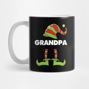 Grandpa Elf Funny Matching Christmas Costume Family Mug